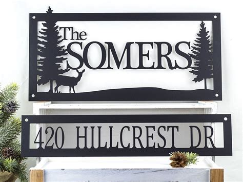 metal house signs custom|custom metal personalized signs.